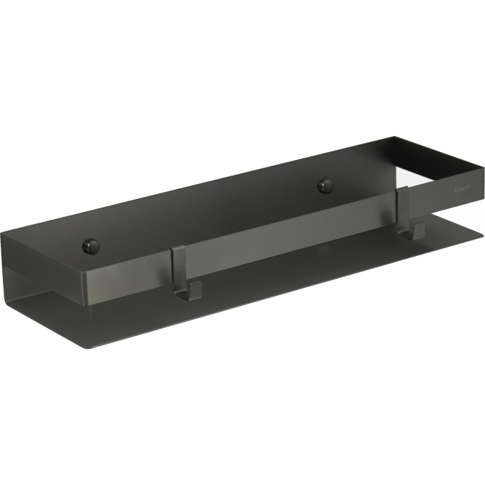 Полка для душа прямая LEMARK SHELF LINE 400 мм графит 9776054