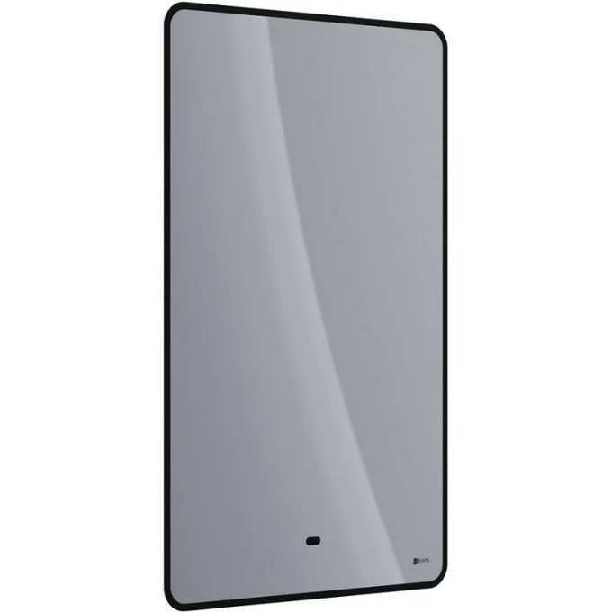 Зеркало LEMARK MIOBLACK 50х80 см с интерьерной подсветкой, с подогревом LM50ZM-black Зеркало LEMARK MIOBLACK 50х80 см с интерьерной подсветкой, с подогревом LM50ZM-black